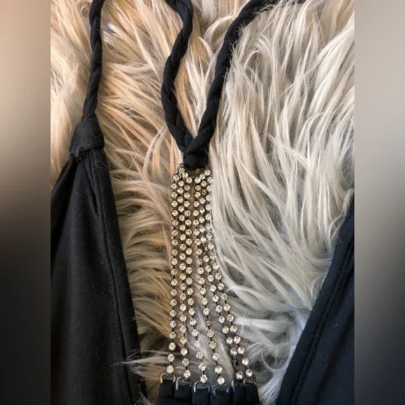 Like New Vintage SKY rhinestones tiger halter - Picture 5 of 5